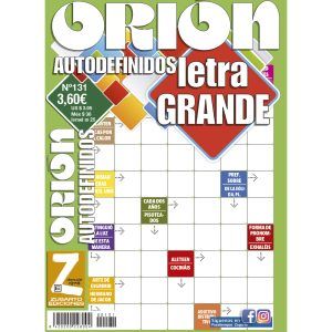 ORIÓN LETRA GRANDE - Suscripción Anual