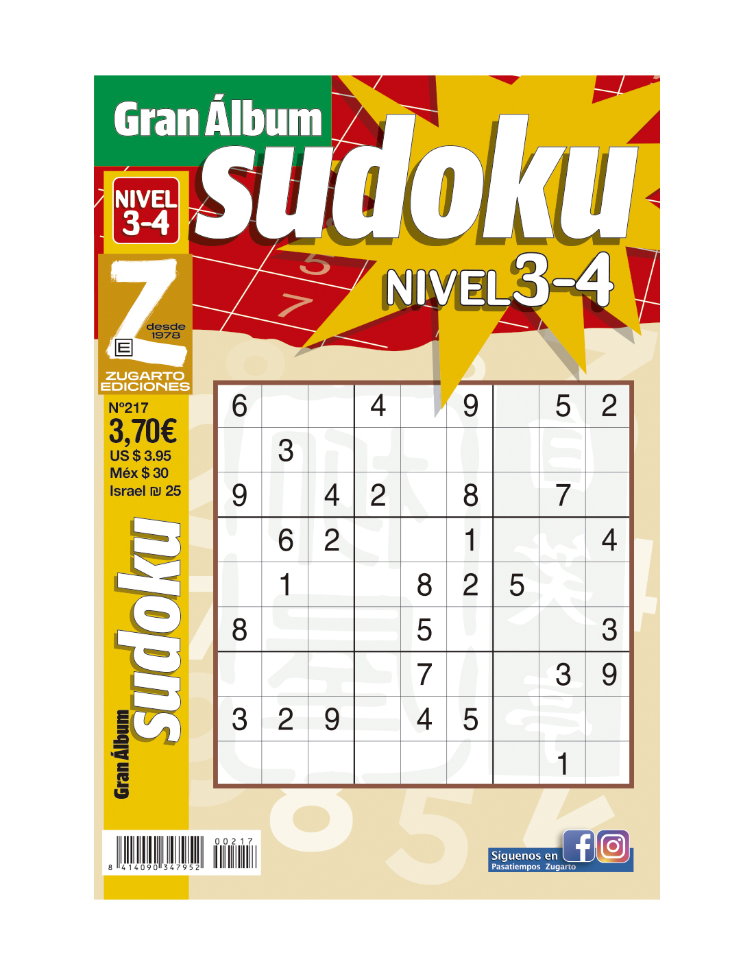 Gran Álbum Sudokus - 217